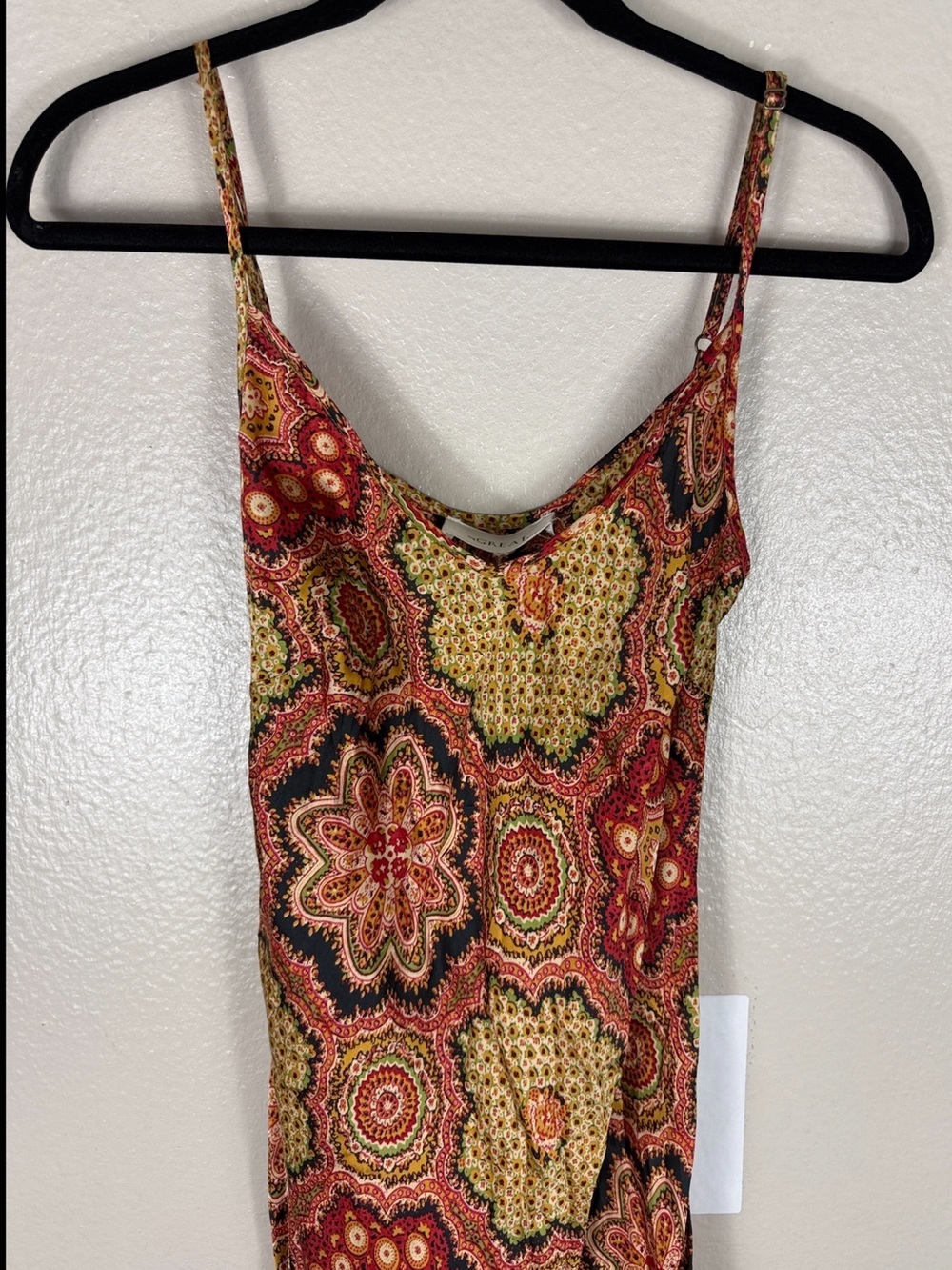 THE GREAT. The Savannah Dress in Patchwork Print - Picture 6 of 11